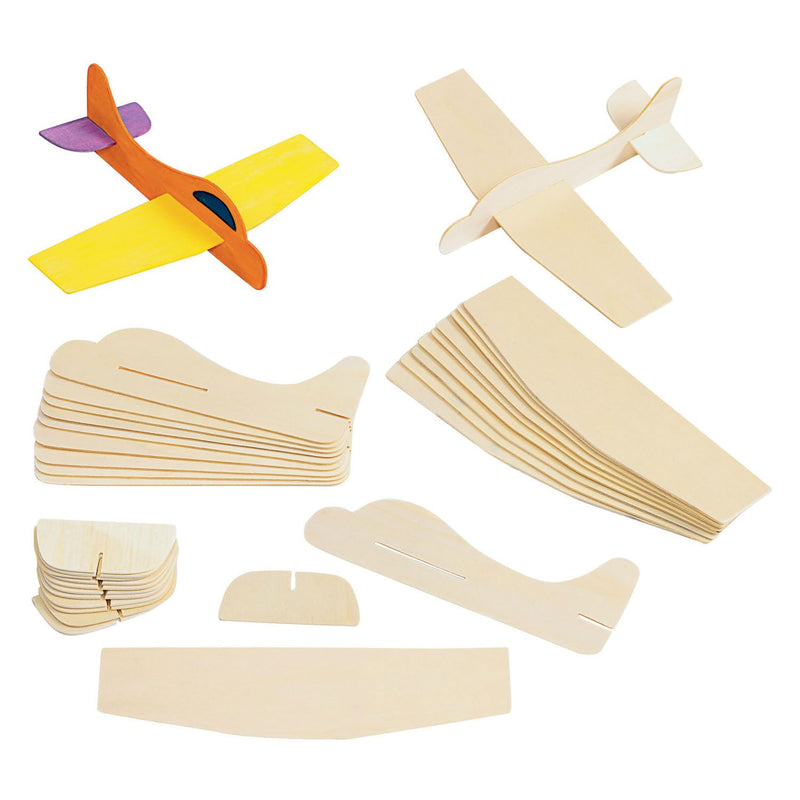 Colorations - Colorations - Houten Modelvliegtuigen Maken Set van 12