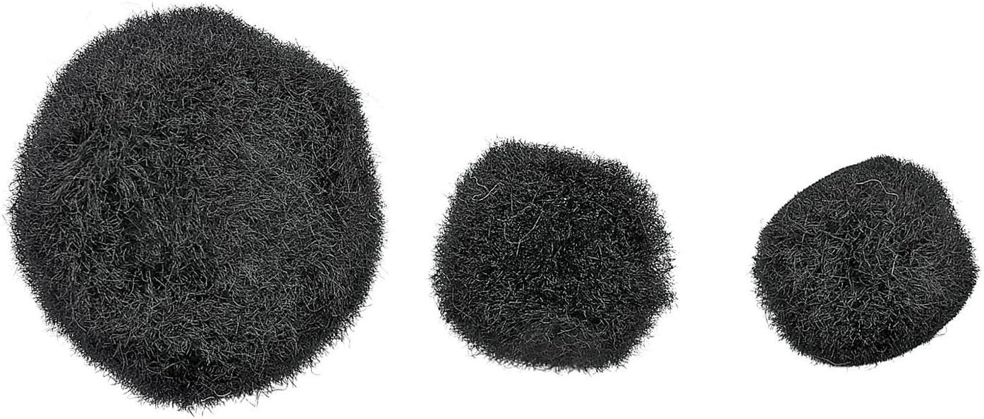 Colorations - Colorations - Pom Poms Zwart 100st.