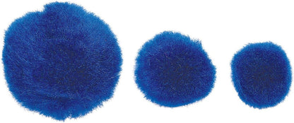 Colourations Pom Pom Poms Blue Pack of 100