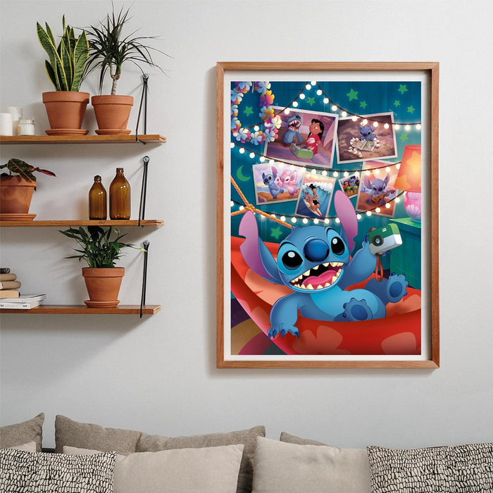 Clementoni-39793 Puzzle Disney Stitch 1000 Piezas Adultos | Rompecabezas de cómic, Multicolor (39793