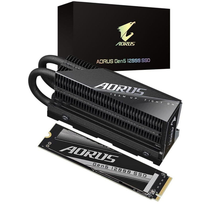 Gigabyte AORUS Gen5 12000 M.2 1 To PCI Express 5.0 3D TLC NAND NVMe