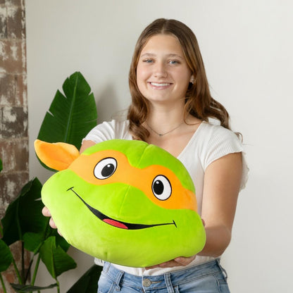 Club Mocchi Mocchi T12469 Teenage Mutant Ninja Turtles ™ Michelangelo – Mega Plush Toy – 15 inch