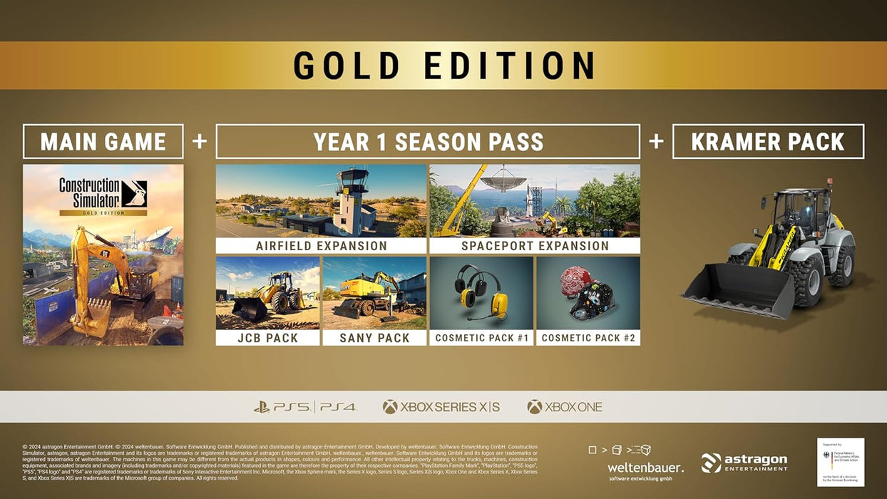 Construction Simulator, Gold Edition - PS5