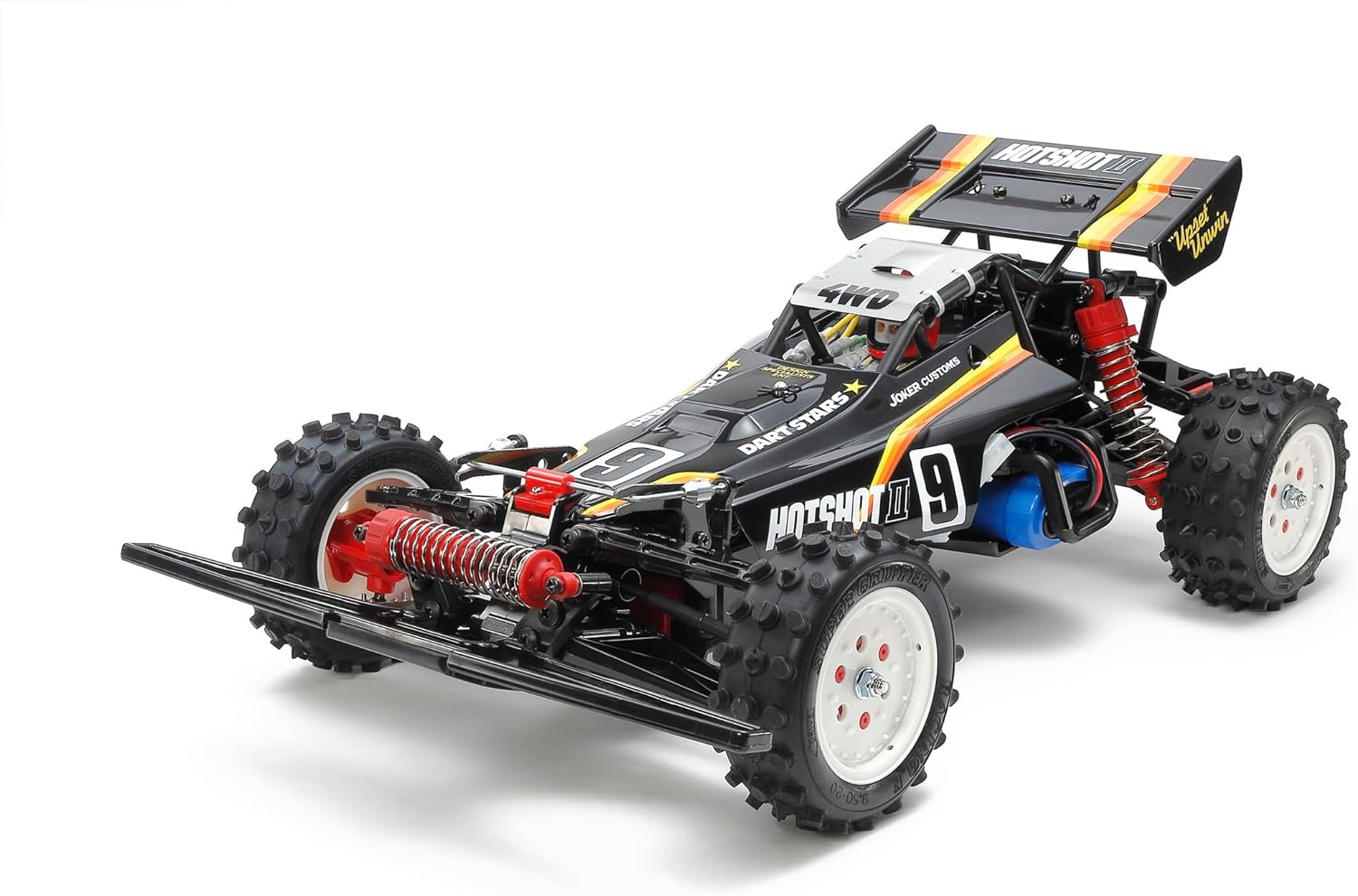 TAMIYA 58737 1:10 Hotshot II (2024) 4WD-Remote Controlled Car, Vehicle, Model Building, Assembly, Hobby, RC Kit, Unpainted