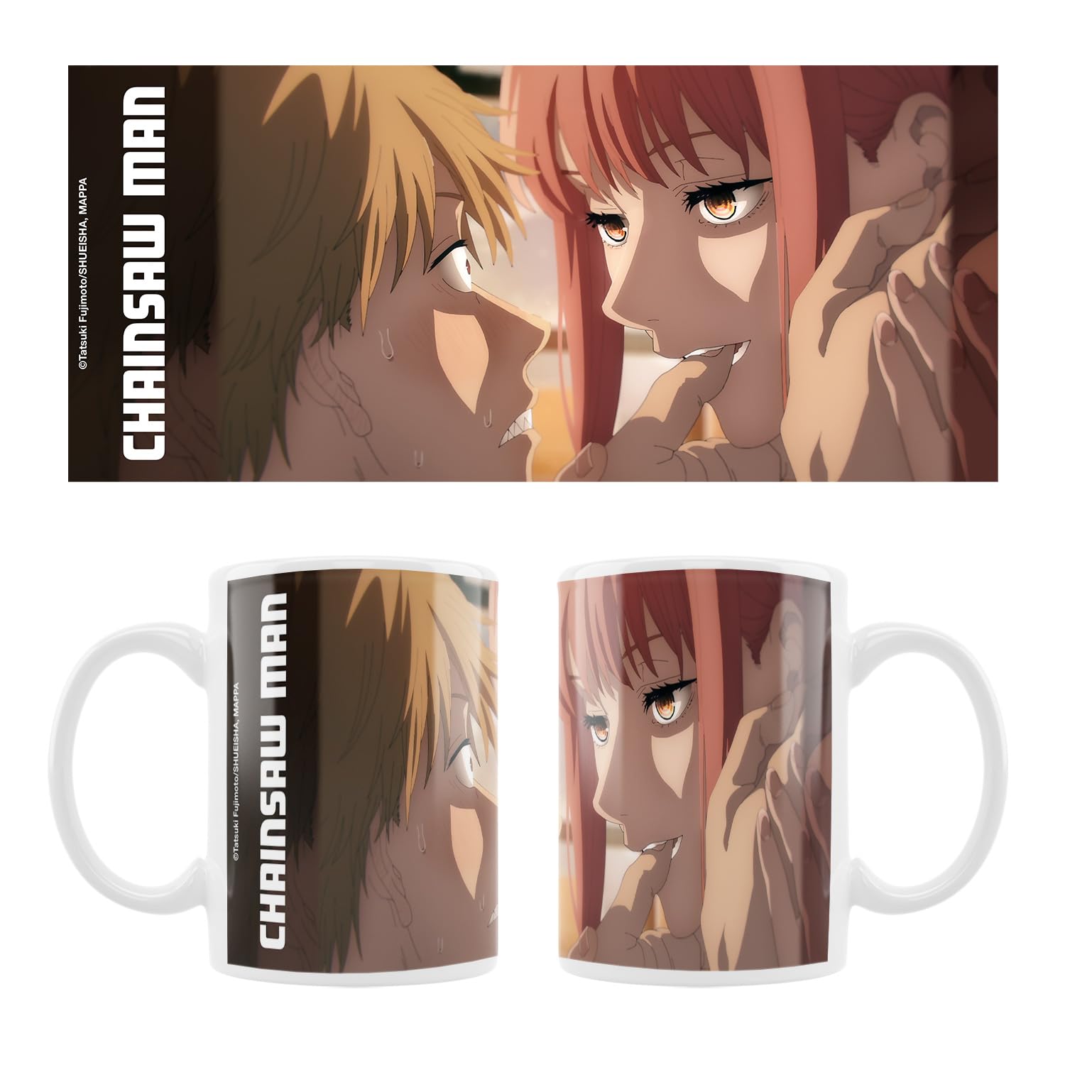 Chainsaw Man mug céramique Denji & Makima
