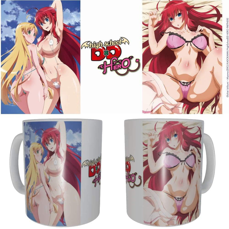 SAKAMI Highschool DXD Hero Rias & Asia Tasse originale et sous licence Tasse à collectionner #4