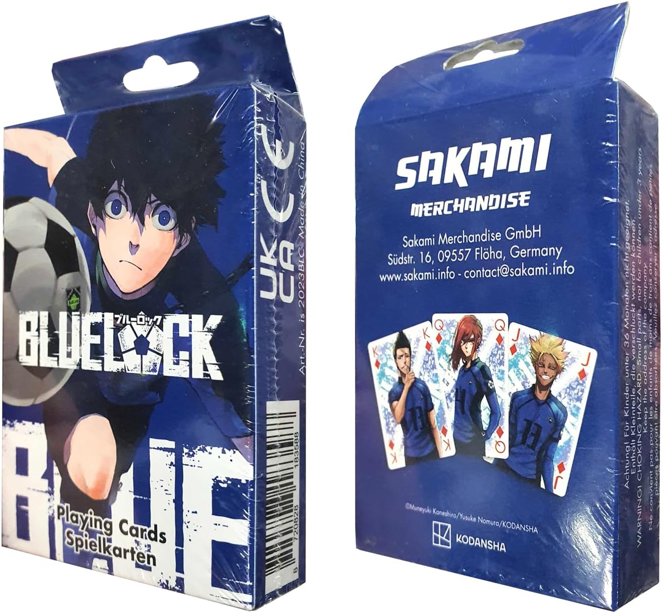 SAKAMI - Blue Lock - 52 playing cards - poker card game deck playing cards - original & licensed