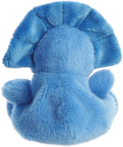 Aurora, 33616, Palm Pals Tank Triceratops Dinosaur, 5In, Soft Toy, Blue