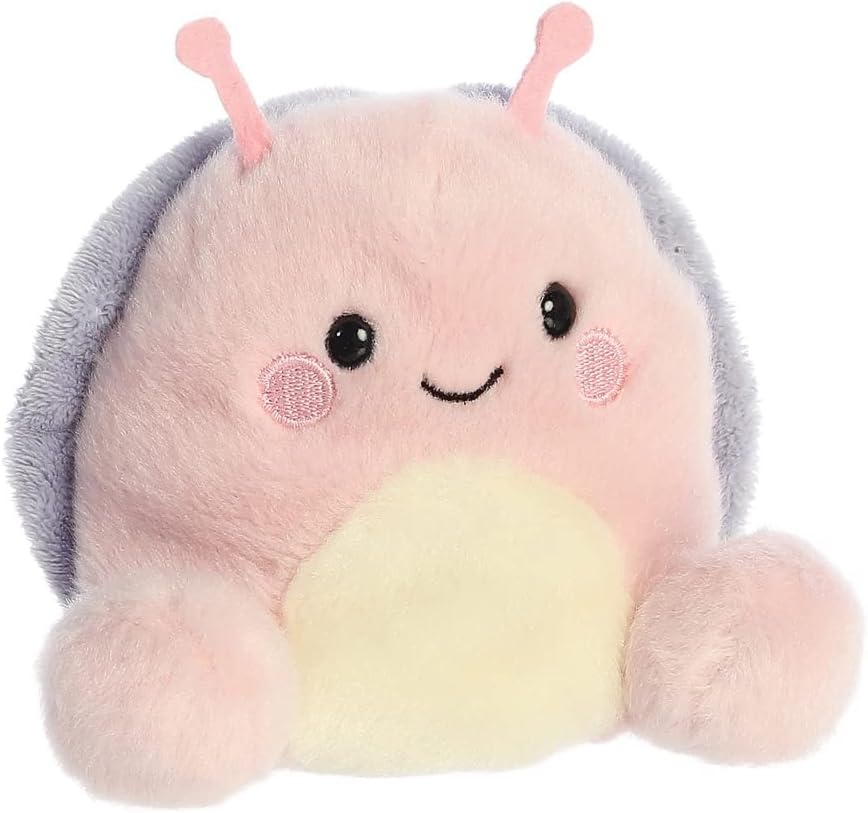 Aurora, 33677, Palm Pals Shelby Snail, 5In, Soft Toy, Pink