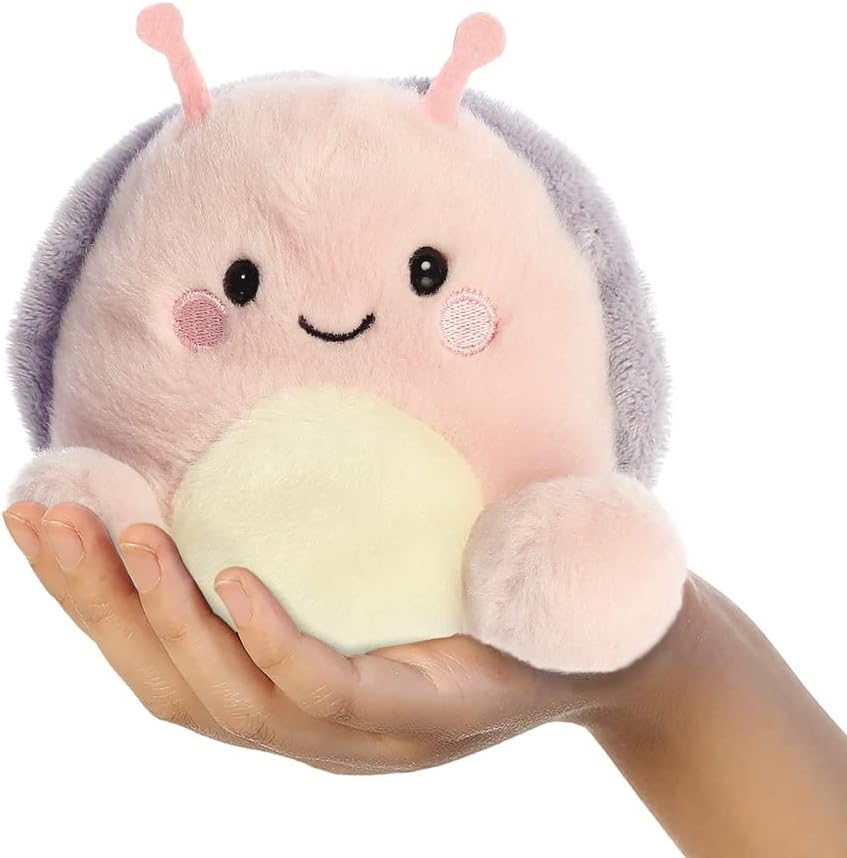 Aurora, 33677, Palm Pals Shelby Snail, 5In, Soft Toy, Pink