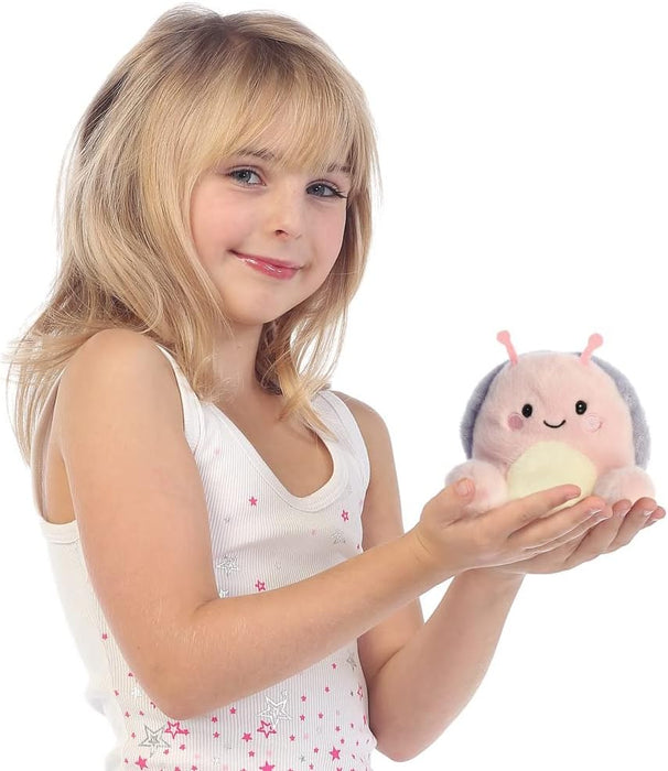 Aurora, 33677, Palm Pals Shelby Snail, 5In, Soft Toy, Pink