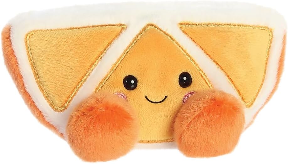 Aurora, 33787, Palm Pals Tucker Mandarin, 5In, Soft Toy, Orange & White