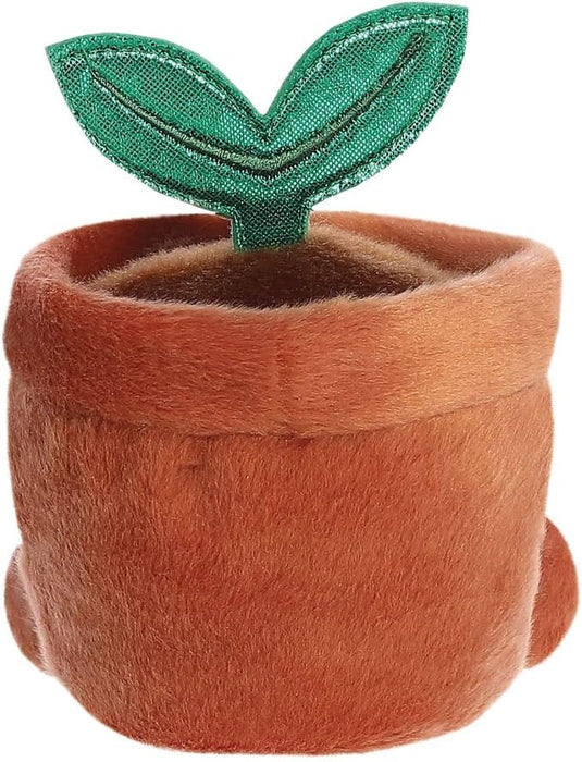 Aurora, 33793, Palm Pals Terra Potted Plant, 5In, Soft Toy, Brown