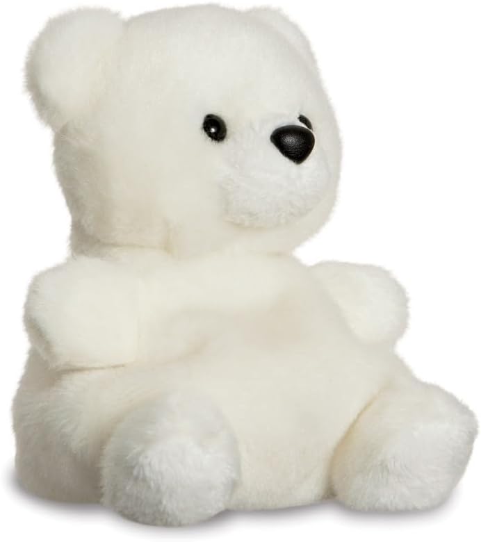 Aurora, 61355, Palm Pals Snowy Polar Bear, 5In, Soft Toy, White