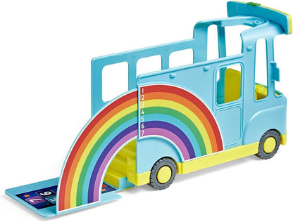 Learning Resources Numberblocks Rainbow Counting Bus, Ages 3+, Interactive Numberblocks Bus Toy Playset with Collectable Seven Figure Included, Plays 12 Songs and Sounds, CBeebies Toys