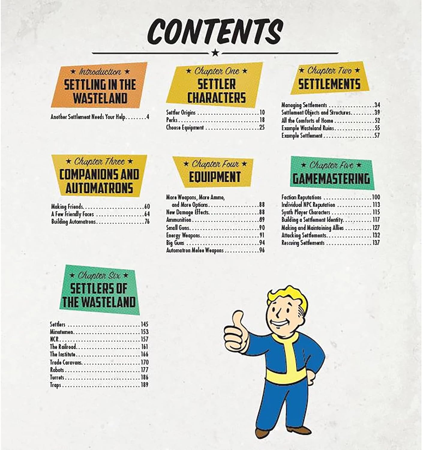 Modiphius: Fallout: The Roleplaying Game Settler's Guide Book - Expansion Hardcover RPG Book, Content for Players & Gamemasters, 192 Pages