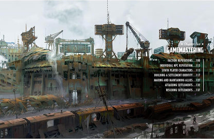 Modiphius: Fallout: The Roleplaying Game Settler's Guide Book - Expansion Hardcover RPG Book, Content for Players & Gamemasters, 192 Pages