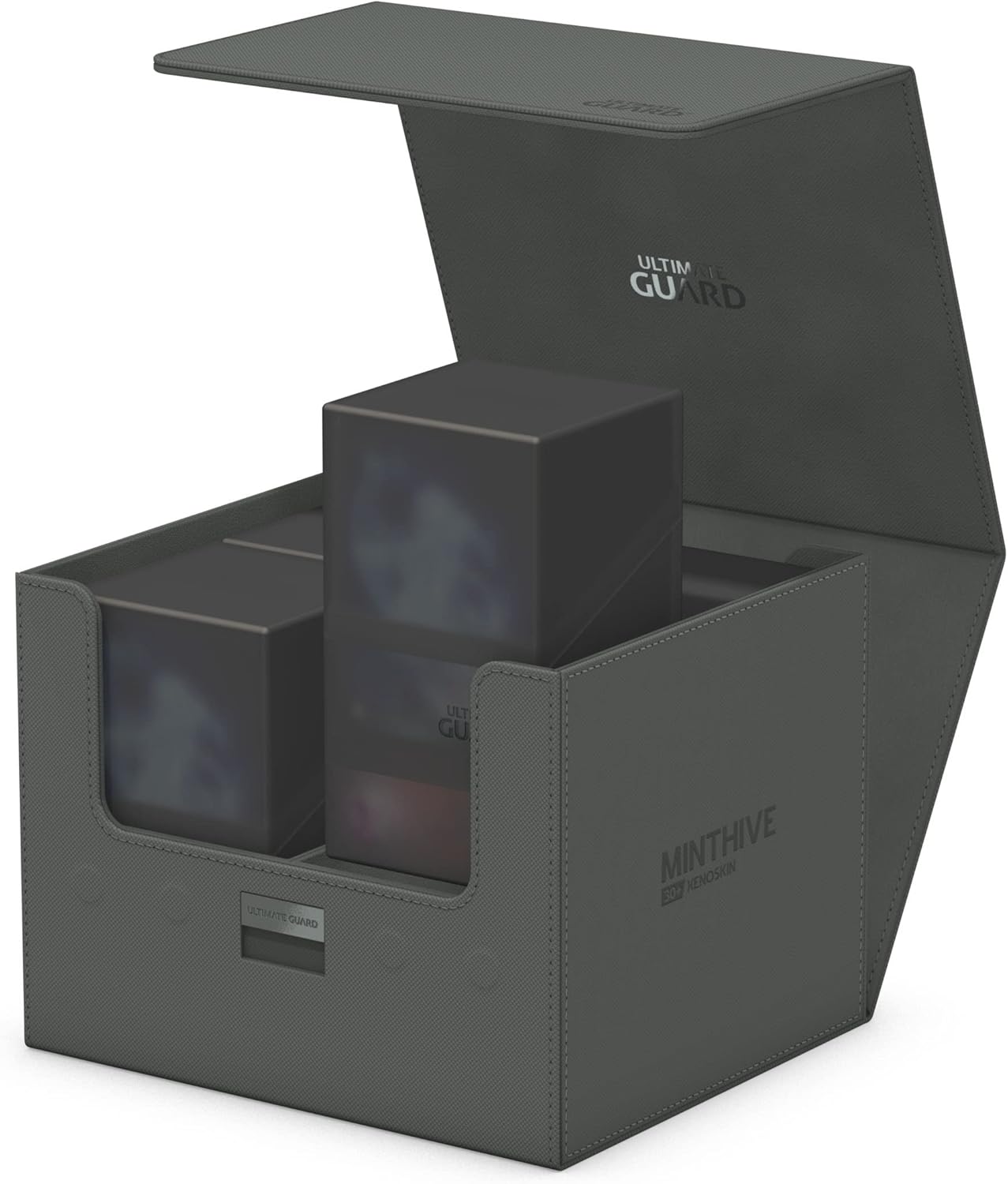 Ultimate Guard UGD011328 Minthive 30+ XenoSkin Grey Card Box, Plain