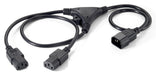 Equip 112210 power cable Black 1.6 m C14 coupler 2 x C13 coupler