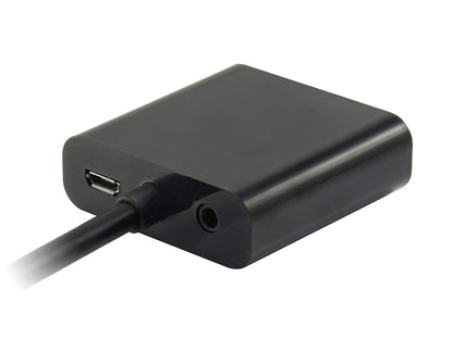 equip 11903607 HDMI VGA Black Cable Adapter Adaptor For Cable (HDMI, VGA, Black