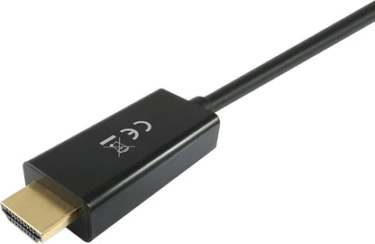 Equip Displayport Male to Hdmi Male Cable 2 M, Black, 119390
