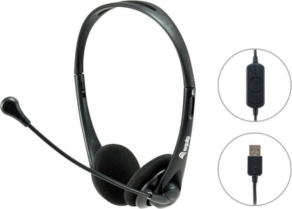 `Equip Headset USB 245305 1.8m Kabel,Mikro,int.B`