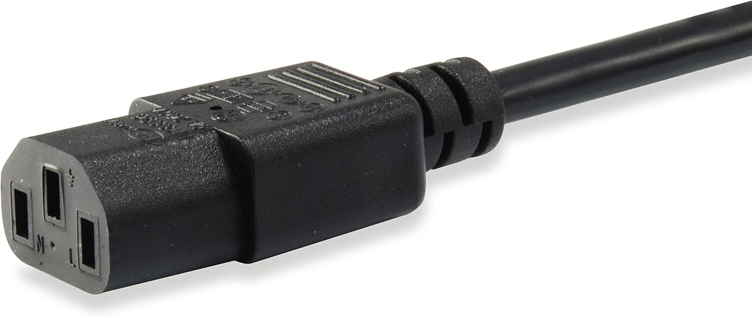 Equip Power Cable IEC C13 to Schucko 3m Male/Female Black