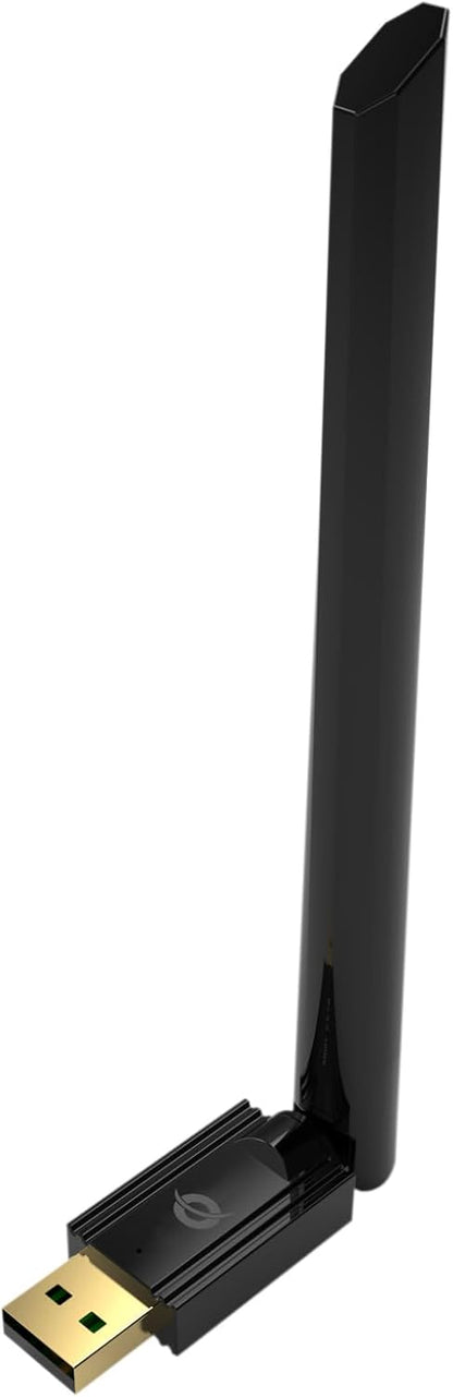 CONCEPTRONIC ABBY17B Long Range Bluetooth 5.3 USB-Adapter, Externe Antenne