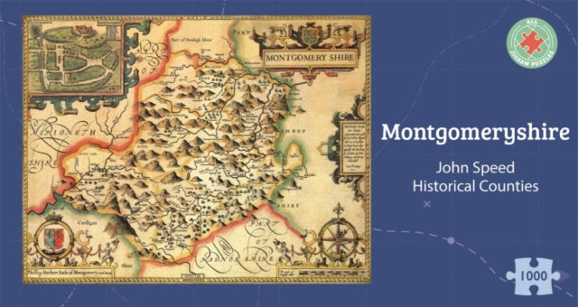 Montgomeryshire Historical 1610 Map