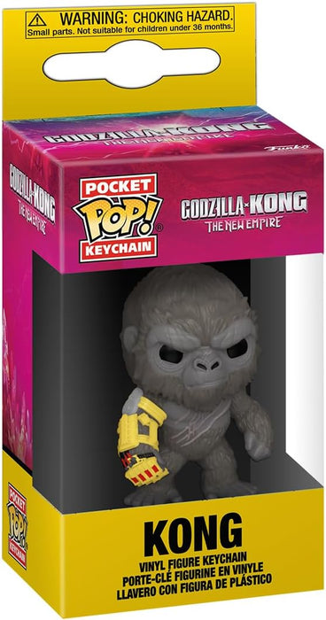 Funko Pop! Keychain: Godzilla X King Kong: the New Empire - King Kong With Mechanical Arm - Godzilla Vs Kong Novelty Keyring - Collectable Mini Figure - Stocking Filler - Gift Idea - Movies Fans