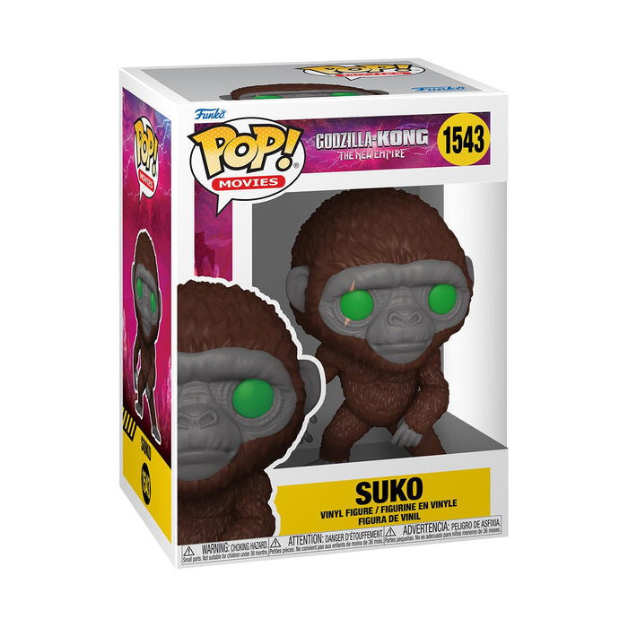 Funko Pop! Movies: Godzilla X Kong: the New Empire - Suko - Godzilla Vs Kong - Collectable Vinyl Figure - Gift Idea - Official Merchandise - Toys for Kids & Adults - Movies Fans
