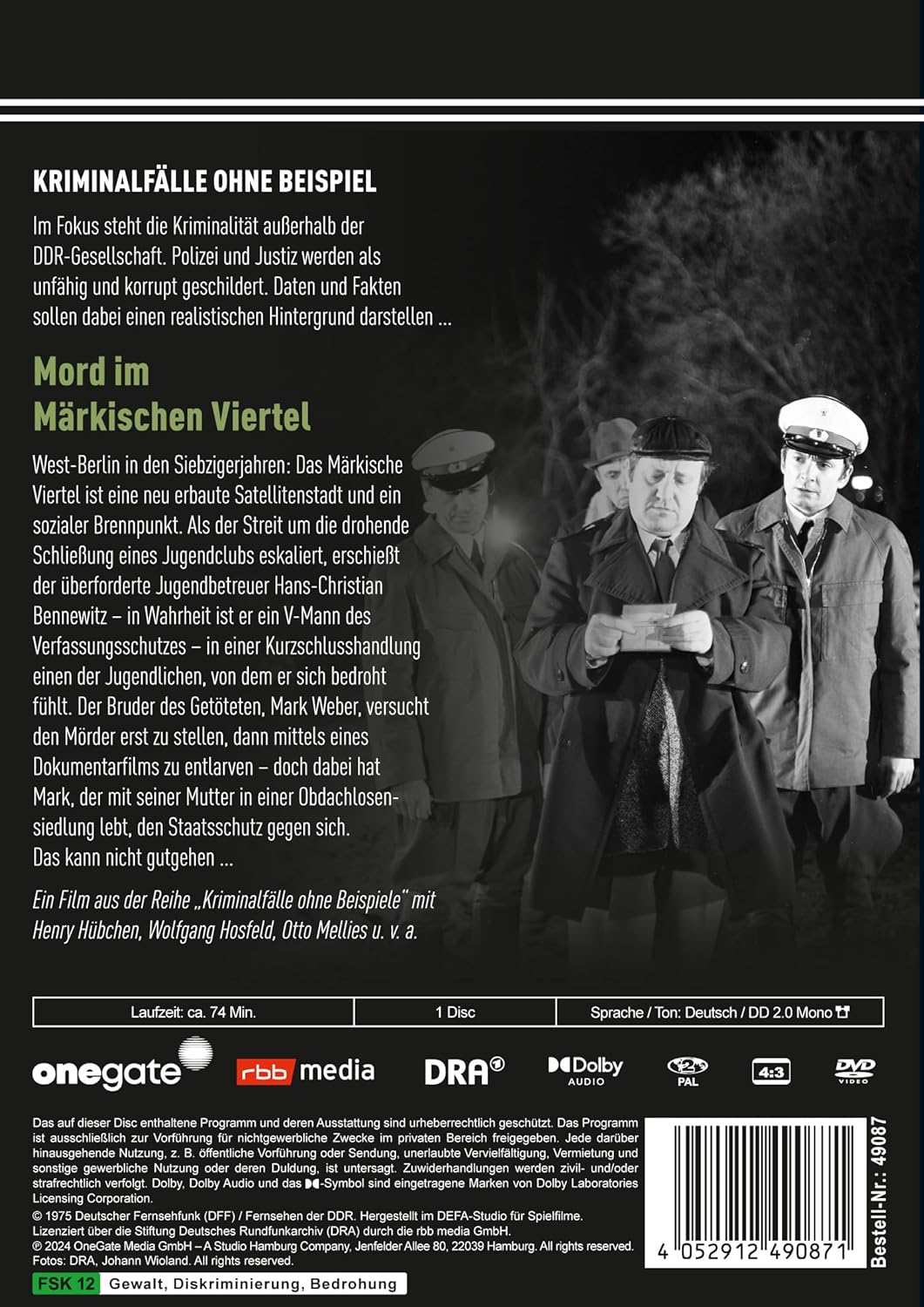 Mord im märkischen Viertel (Kriminalfälle ohne Beispiel) (DDR TV-Archiv)