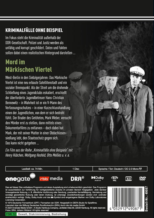 Mord im märkischen Viertel (Kriminalfälle ohne Beispiel) (DDR TV-Archiv)