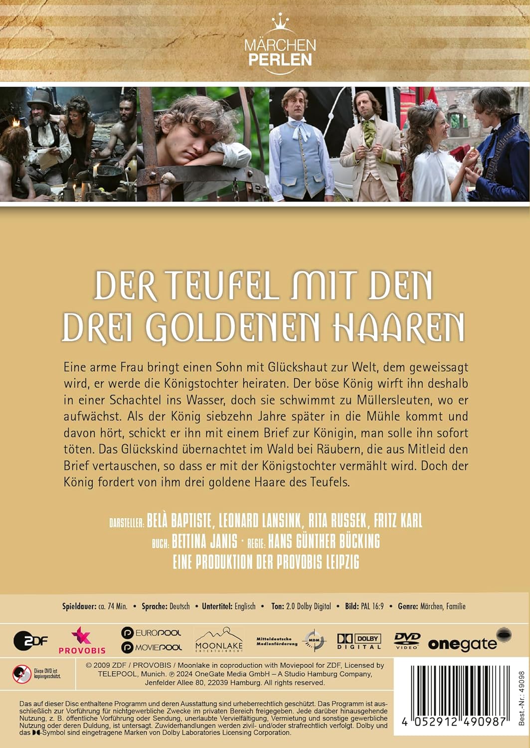 Mrchenperlen: Der Teufel Mit Den Drei Goldenen Haaren