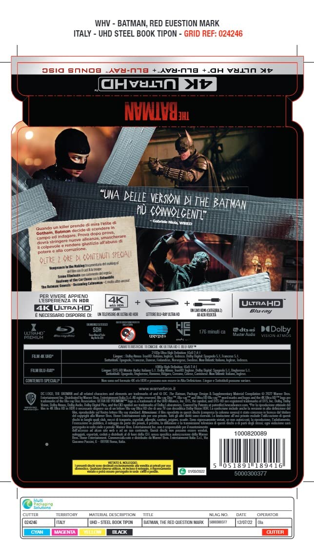 BATMAN, THE (2022) Steelbook SOS