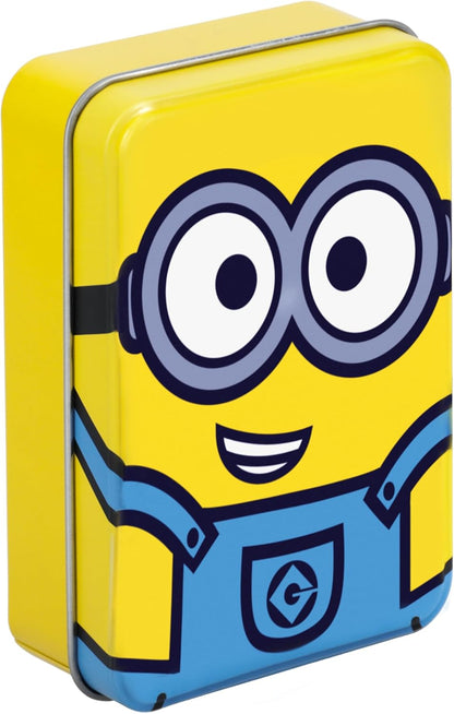 Paladone Cartes à Jouer illustrées Minions – Jeu de Cartes Classique sous Licence Officielle Moi, Moche et méchant dans Une boîte à Collectionner, Personnages emblématiques avec Kevin Stuart & Bob
