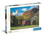 Clementoni 35523 Jigsaw Collection-Charming Matterhorn 500 Pieces-Puzzle for Adults 14-99 Years, Gift for Men/Women, Landscape, Made in Italy, Multicolor
