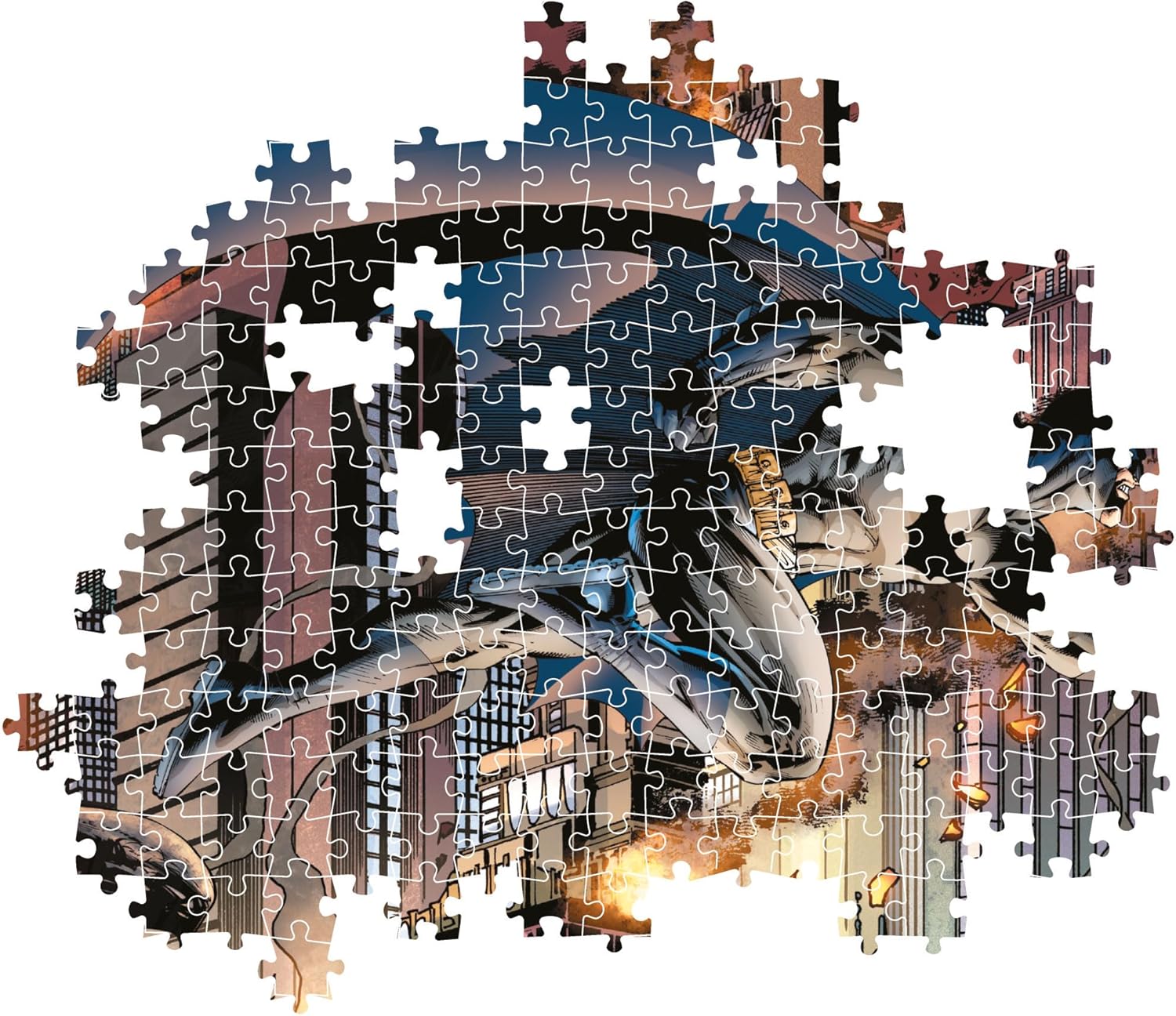 Clementoni 39851 Batman Jigsaw 1000 Pieces-Poster Included, Puzzle for Adults 14-99 Years, Gift for Men/Women, Superhero, Made in Italy, Multicolor