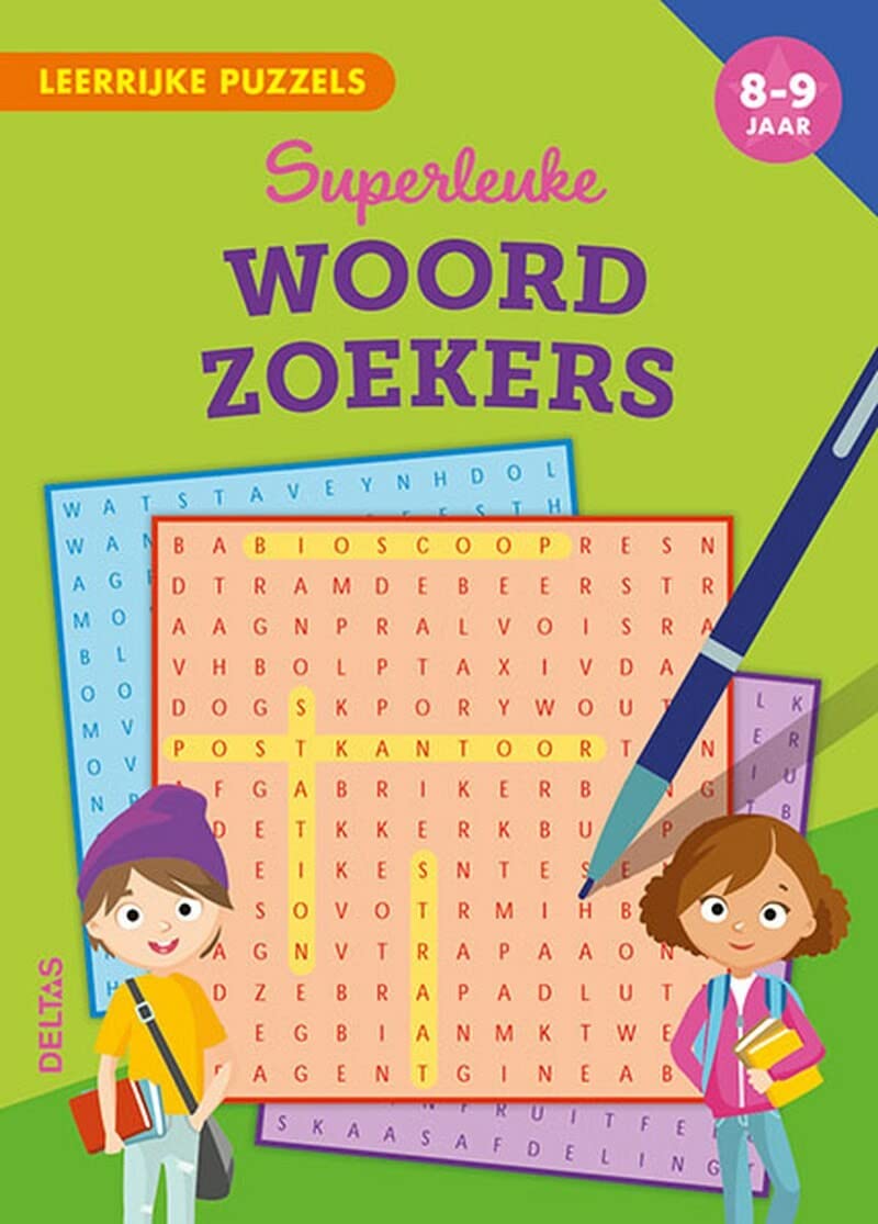 Leerrijke puzzels - Superleuke woordzoekers (8-9 j.) (Leerrijke puzzels, 0)