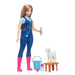 Barbie Tú Puedes ser Muñeca Rubia Profesiones Veterinaria de Granja con Oveja y Accesorios, 65 Aniversario, Juguete +3 años (Mattel HRG42