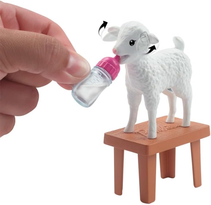 Barbie Tú Puedes ser Muñeca Rubia Profesiones Veterinaria de Granja con Oveja y Accesorios, 65 Aniversario, Juguete +3 años (Mattel HRG42