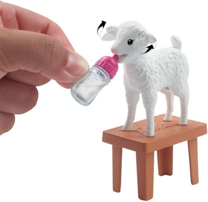 Barbie Tú Puedes ser Muñeca Rubia Profesiones Veterinaria de Granja con Oveja y Accesorios, 65 Aniversario, Juguete +3 años (Mattel HRG42