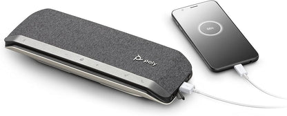 Poly - Sync 40 Smart Speakerphone (Plantronics) - Flexible Work Spaces - Connect to PC/Mac via Combined USB-A/USB-C Cable and Smartphones via Bluetooth - Works with Teams (Certified), Zoom & more Stan