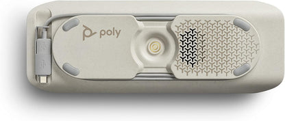 Poly - Sync 40 Smart Speakerphone (Plantronics) - Flexible Work Spaces - Connect to PC/Mac via Combined USB-A/USB-C Cable and Smartphones via Bluetooth - Works with Teams (Certified), Zoom & more Stan