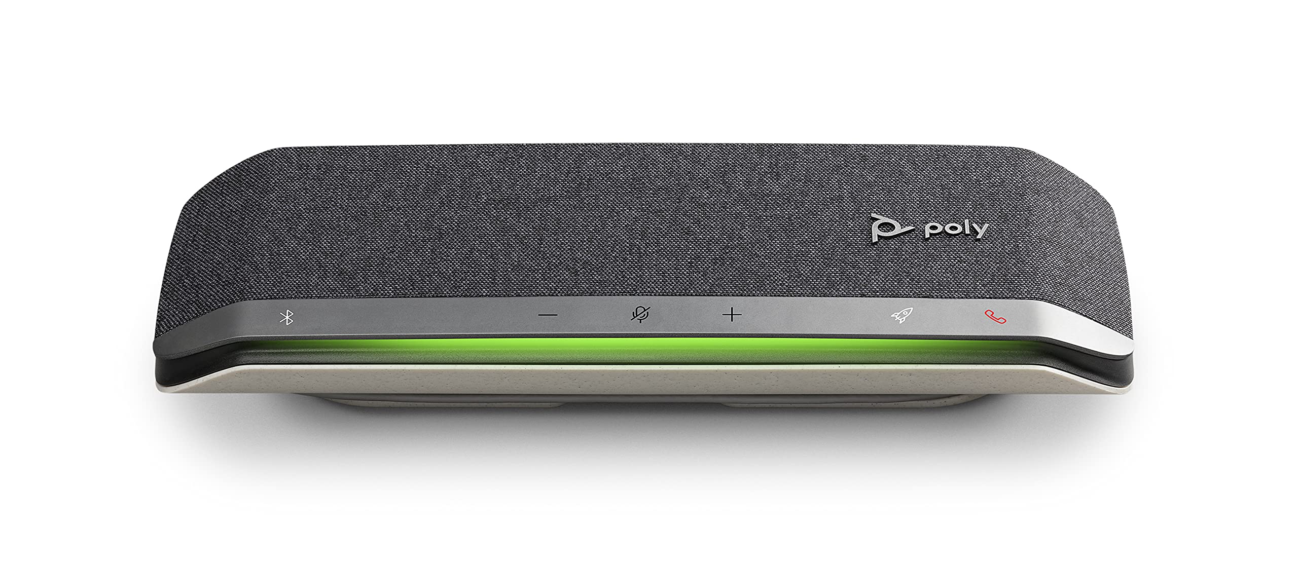 Poly - Sync 40 Smart Speakerphone (Plantronics) - Flexible Work Spaces - Connect to PC/Mac via Combined USB-A/USB-C Cable and Smartphones via Bluetooth - Works with Teams (Certified), Zoom & more Stan