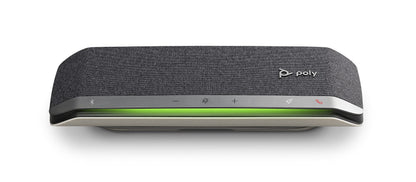 Poly - Sync 40 Smart Speakerphone (Plantronics) - Flexible Work Spaces - Connect to PC/Mac via Combined USB-A/USB-C Cable and Smartphones via Bluetooth - Works with Teams (Certified), Zoom & more Stan