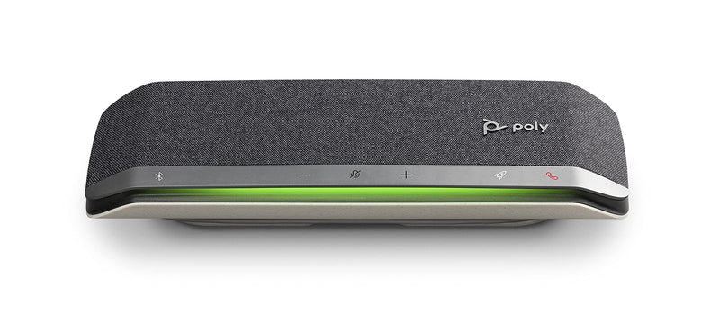 Poly - Sync 40 Smart Speakerphone (Plantronics) - Flexible Work Spaces - Connect to PC/Mac via Combined USB-A/USB-C Cable and Smartphones via Bluetooth - Works with Teams (Certified), Zoom & more Stan