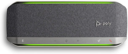 Poly - Sync 40 Smart Speakerphone (Plantronics) - Flexible Work Spaces - Connect to PC/Mac via Combined USB-A/USB-C Cable and Smartphones via Bluetooth - Works with Teams (Certified), Zoom & more Stan