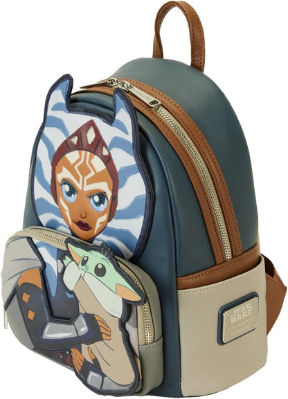 Star Wars by Loungefly Sac à Dos Ahsoka Holding Grogu, LF-STBK0437