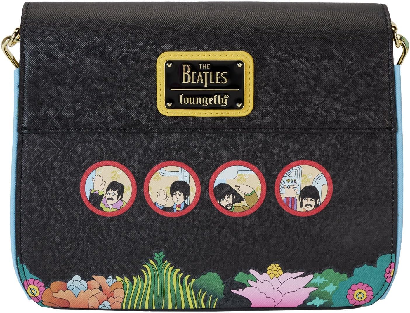 The Beatles by Loungefly sac à bandoulière Arc figural Yellow Submarine Flap Pocket